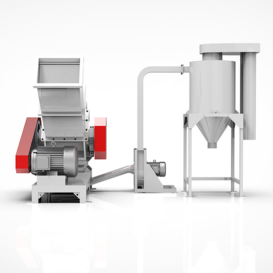 horizontal pipe crusher