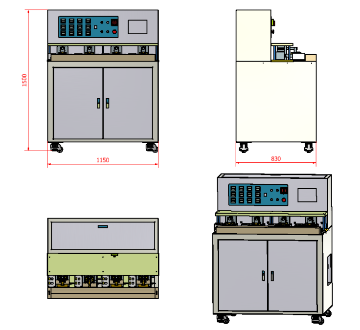Length fixing machine