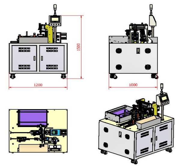 Tail welding machine
