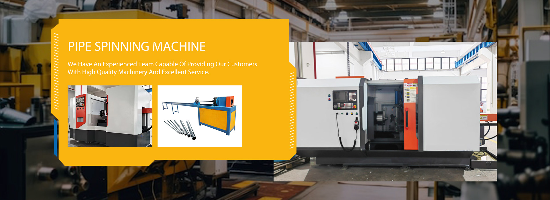 pipe spinning machine