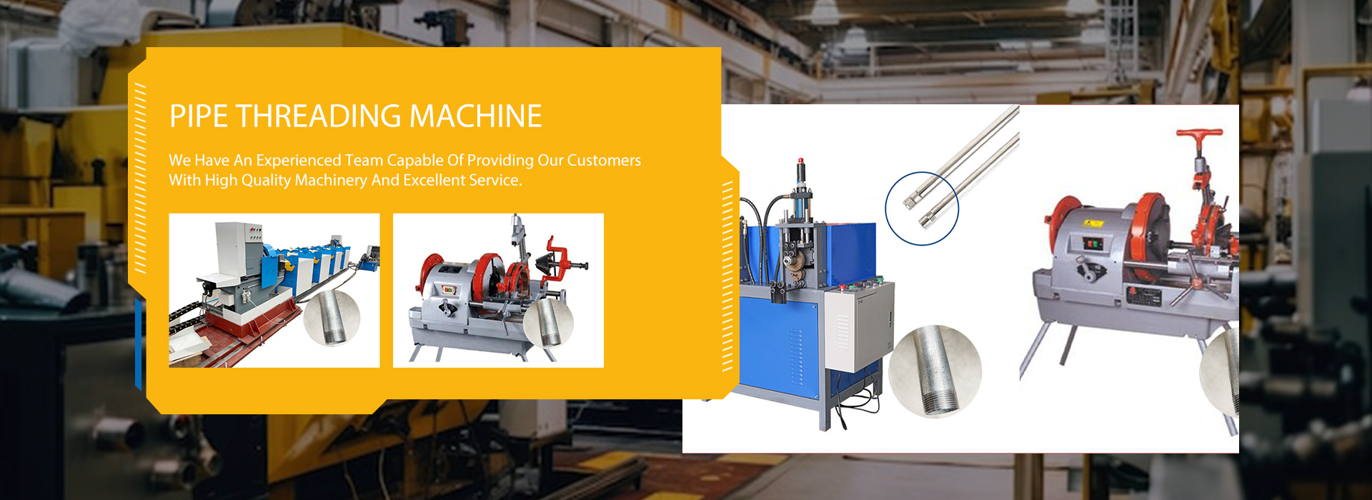 pipe threading machine