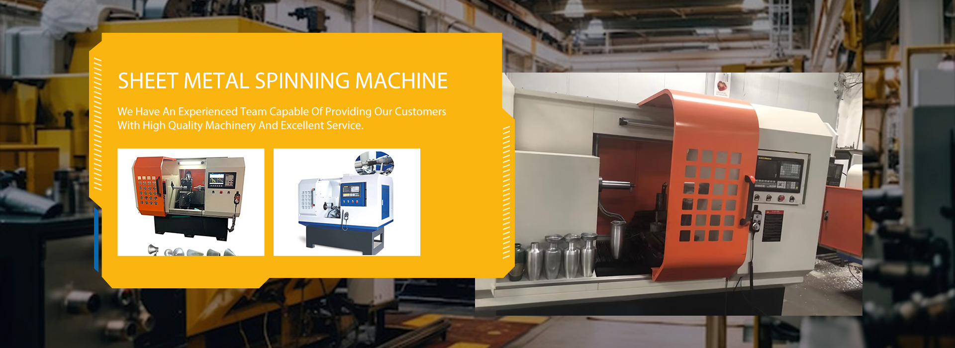 sheet metal spinning machine