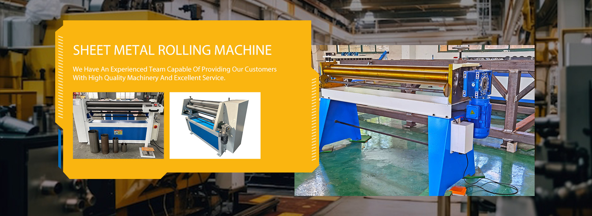 sheet metal rolling machine