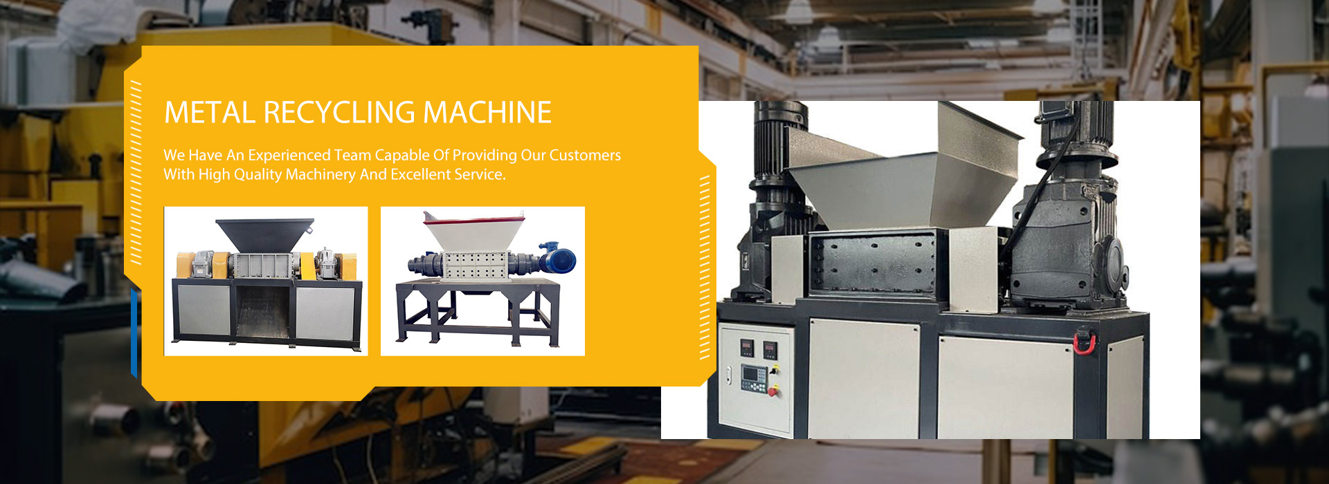metal recycling machine