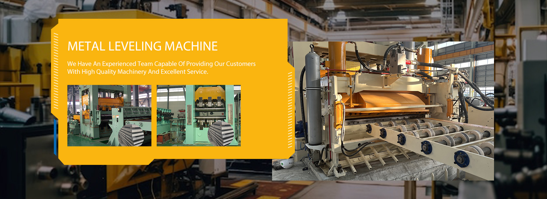 metal leveling machine