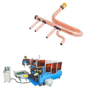 air conditioner a c copper header pipe production line workcell