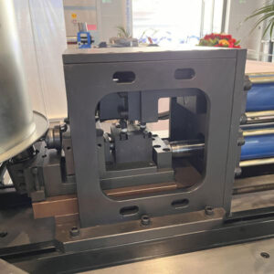 automatic axial fan flange forming machine