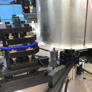 automatic axial fan flange forming machine